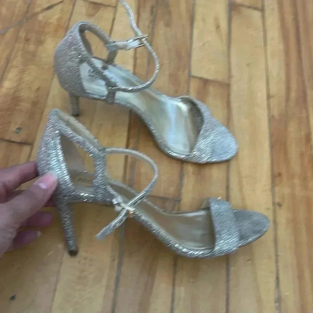 Michael kors sparkly holiday heels
